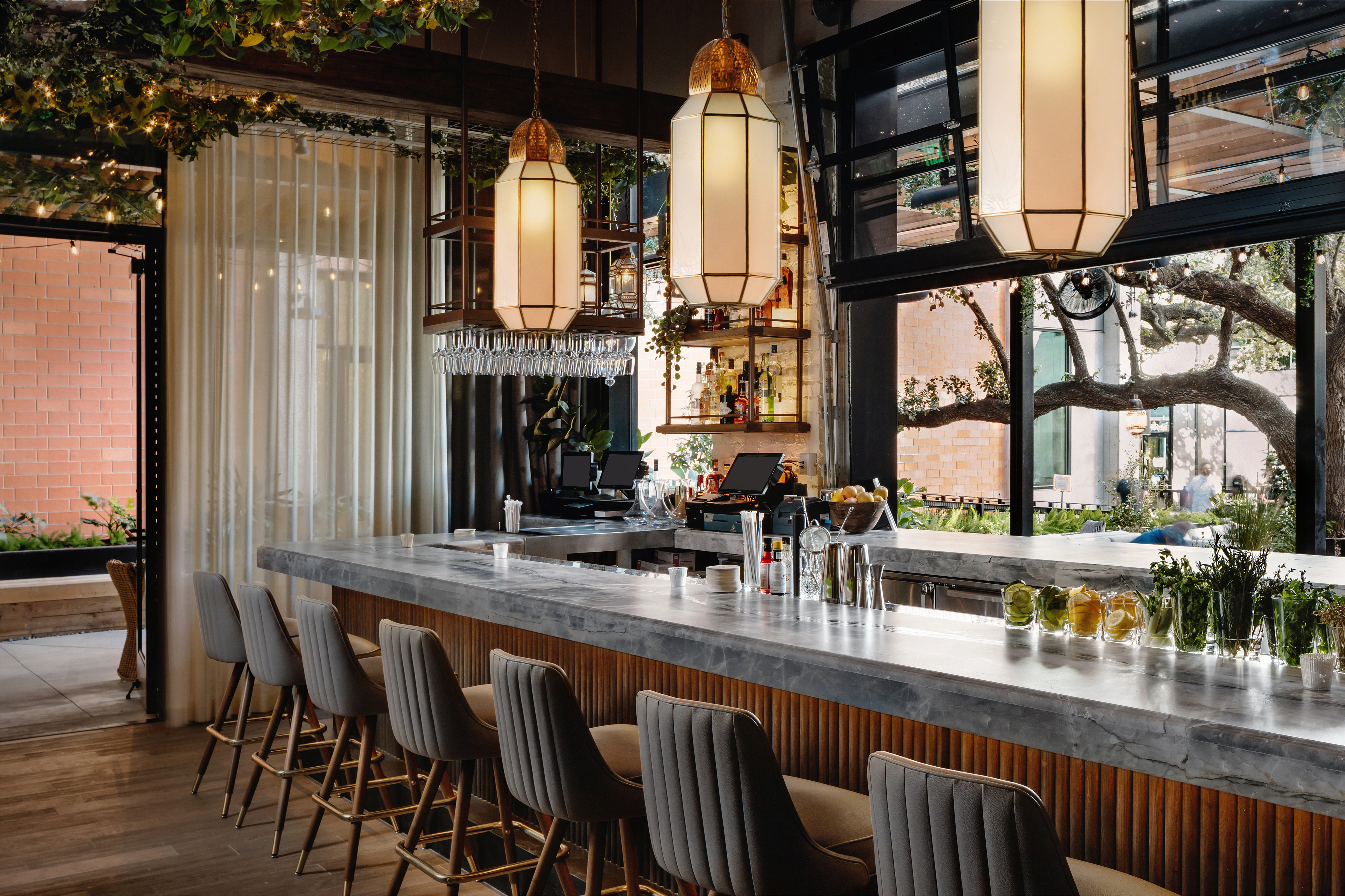 Aba Austin bar interior — hospitality design by Avril Zayas